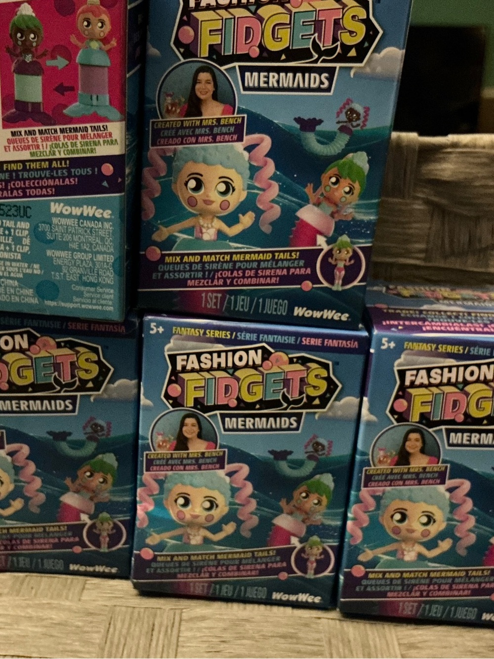 WooWee Fashion Fidgets Mermaids Fantasy Blind Box Series-3.5”Doll-15 Poses  $9ea